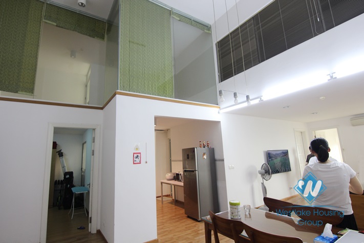 Duplex four bedrooms apartment for rent in Ciputra compound, Tay Ho, Ha Noi